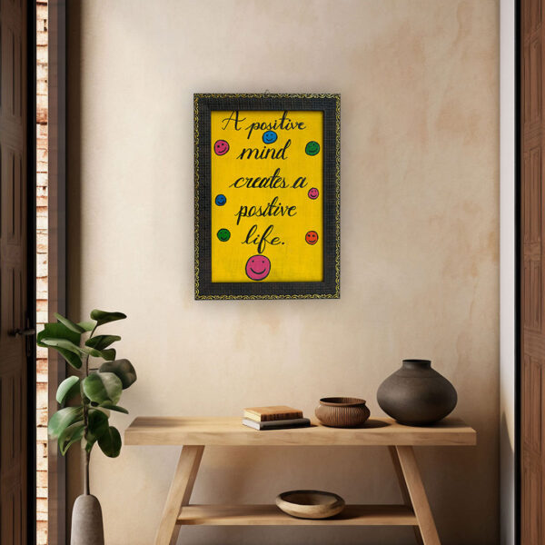 Inspirational Wall Frame | Hand-Painted MDF Decor Piece – 23.5cm x 33.5cm