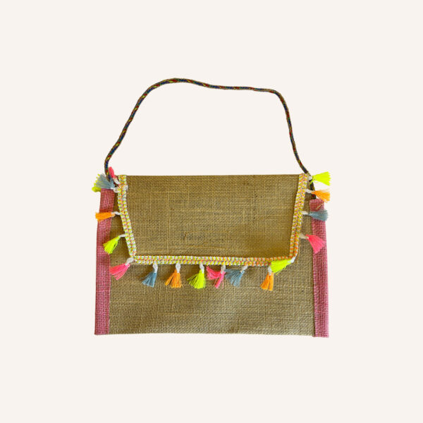 Jute Sling Bag – Eco-Friendly, Handmade Crossbody Bag for Daily Use