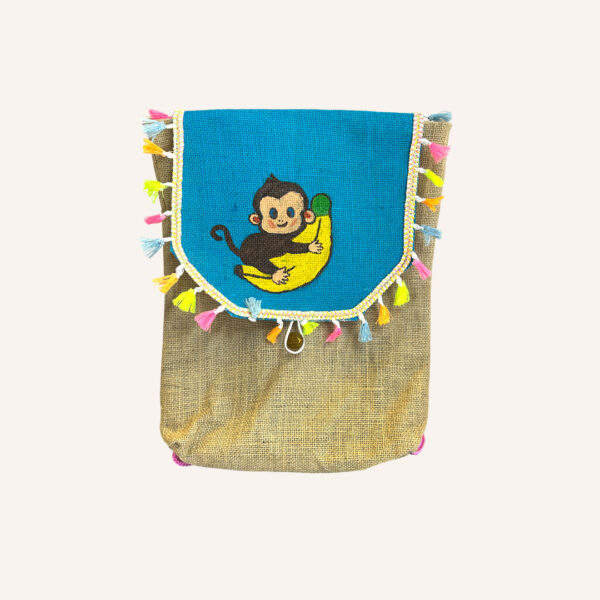Jute Backpack Bag – Handmade & Eco-Friendly for Daily Travel Use