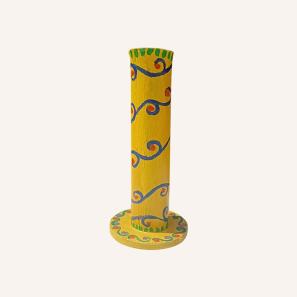 Eco-Friendly Handpainted Pen Holder for Workspaces