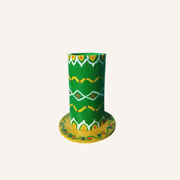 Rustic Handmade Pen Holder – Indian Folk Art
