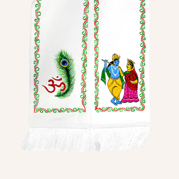 Respect & Honor Stole – Smooth Satin Cloth for Cultural Events